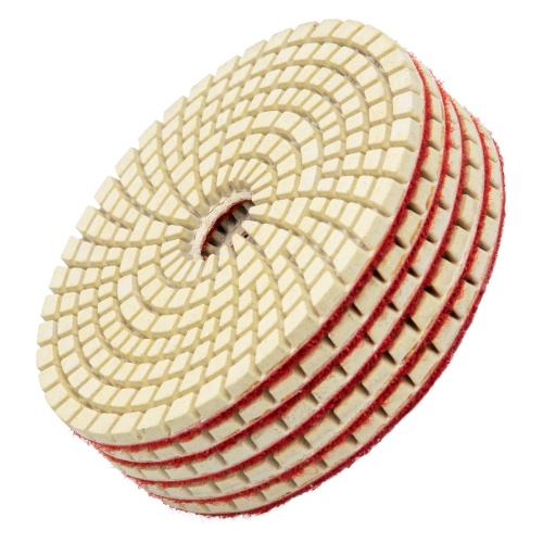 Алмазный гибкий шлифовальный круг, 100 мм, P100, мокрое шлифование, 5 шт. Matrix Алмазный гибкий шлифовальный круг, 100 мм, P100, мокрое шлифование, 5 шт. Matrix