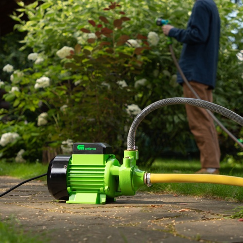 Садовый поверхностный насос СПН370-Ч, 370 Вт, напор 25 м, 1700 л/ч, чугун Сибртех фото 15