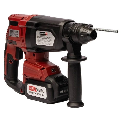 Аккумуляторный бесщеточный перфоратор REDVERG RD-RH18-24BLK/U 00006686440 фото 6