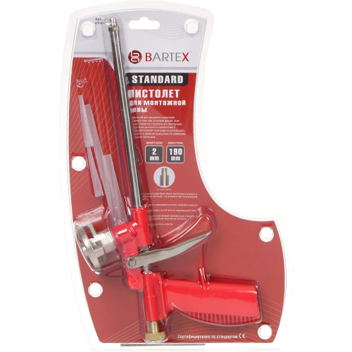 Пистолет для монтажной пены BARTEX standart 204292 фото 6