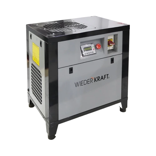 Компрессор винтовой WIEDERKRAFT 650л/мин, 10 бар, 5.5кВт, 380в WDK-SG5510 Компрессор винтовой WIEDERKRAFT 650л/мин, 10 бар, 5.5кВт, 380в WDK-SG5510