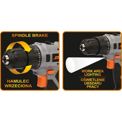 Аккумуляторная дрель-шуруповерт STHOR 78972 фото 10