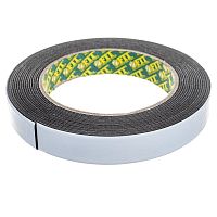 Лента клейкая Fit 11793 двухсторонняя черная 25 мм 5 м