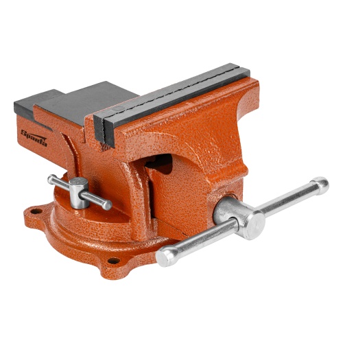 Тиски слесарные, 125 мм, поворотные, с наковальней Sparta фото 22