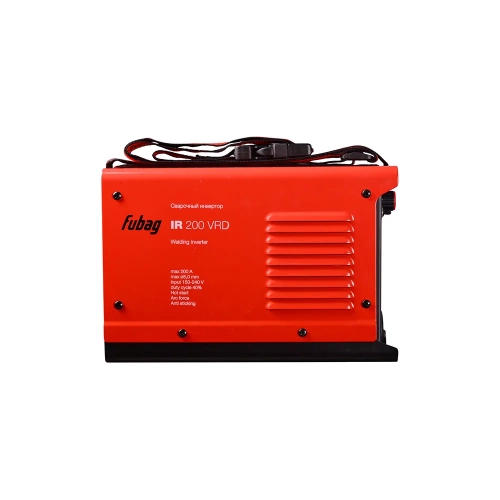 Инвертор MMA сварки FUBAG IR 200 VRD сварочный ток 200 А, рабочее напряжение 150-240 В 41328 фото 3