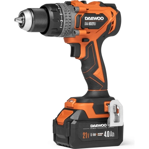 Ударная аккумуляторная дрель-шуруповерт DAEWOO DAA 6521Li SET фото 6