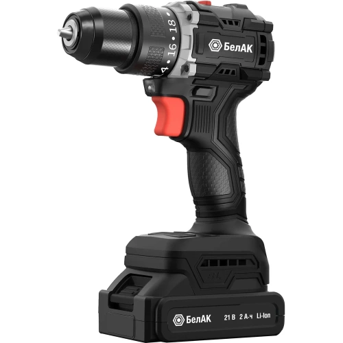 Дрель-шуруповерт БелАК бесщеточная, 21V 55Hm, в кейсе, 2 АКБ БАК.53314 фото 5 Дрель-шуруповерт БелАК бесщеточная, 21V 55Hm, в кейсе, 2 АКБ БАК.53314 фото 5