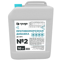 Добавка противоморозная для бетона Грида №2 10 л