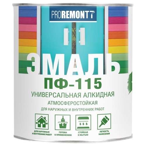 Эмаль Proremontt ПФ-115 белая 1,9 кг Эмаль Proremontt ПФ-115 белая 1,9 кг