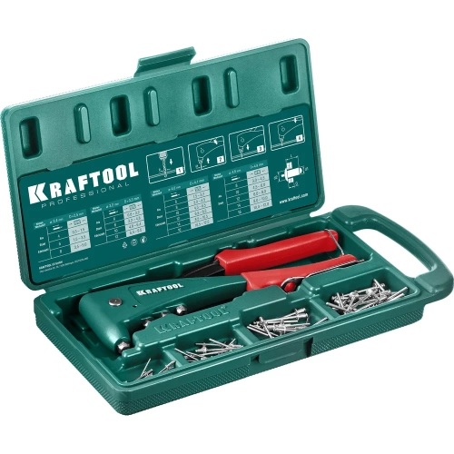 Литой заклепочник в кейсе KRAFTOOL X-5F удержание заклепки, 2.4 - 4.8 мм 31173-H6_z01 фото 10