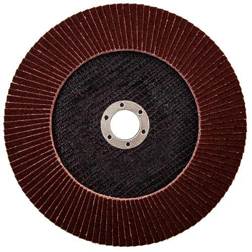 Круг лепестковый торцевой КЛТ-1, зернистость Р 80, 180 х 22.2 мм фото 3