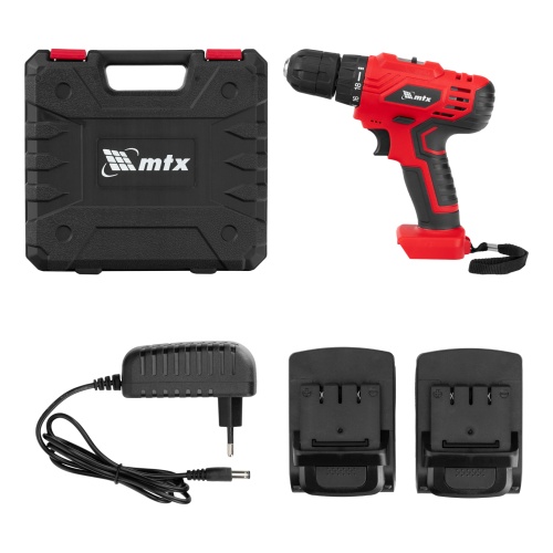 Дрель-шуруповерт аккумуляторная MCDL-12-02, Li-Ion, 12 В, 2 акк. MTX фото 17