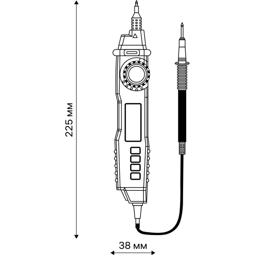 Цифровой мультиметр-пробник в форме щупа duwi M8211 PROFI 26047 9 фото 11