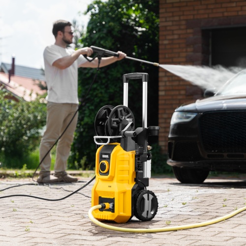 Моечная машина высокого давления R-180iD, 2000 Вт, 180 бар, 420 л/ч, асинх. двиг., бараб.// Denzel фото 32