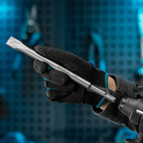 Зубило плоское 20 х 250мм, CrMo, SDS PLUS Gross фото 7