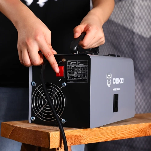 Сварочный полуавтомат DEKO DKWM190NG, MIG без газа/MMA/TIG LIFT, 190А 051-4694 фото 7