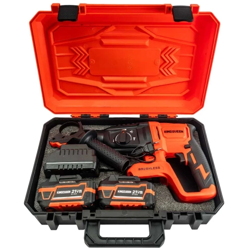 Перфоратор бесщеточный KINGQUEEN 2 АКБ 21В, 2 Дж KQ-2201 фото 11