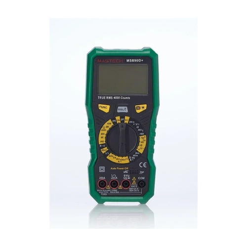Мультиметр цифровой Mastech MS890D+ 1000V (измер.ёмкость,частота ,температ,NCV)+тест транзисторов,диодов 00-00014135