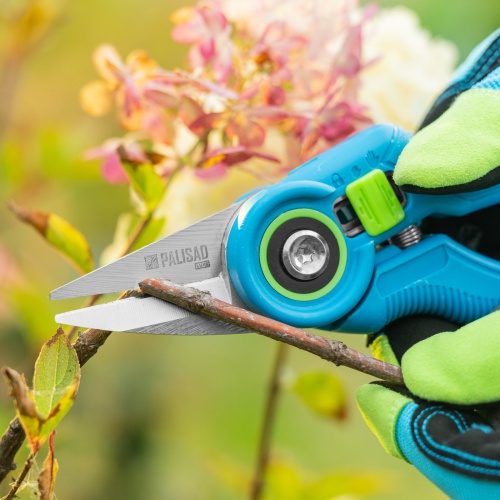 Секатор цветочный, 215 мм, регулировка захвата, пластиковые рукоятки, LUXE Palisad фото 12