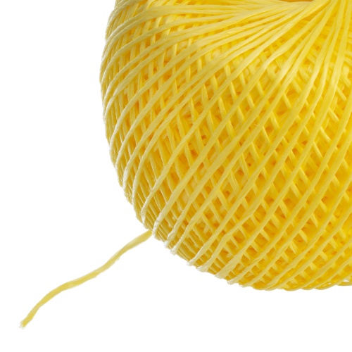 Шпагат полипропиленовый желтый, 1.7 мм, L400 м, Сибртех фото 3