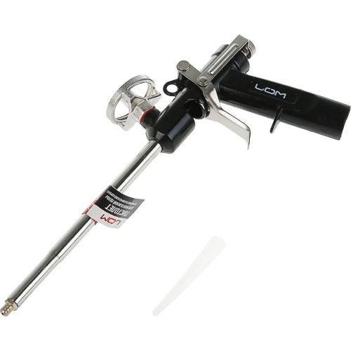 Пистолет для монтажной пены ЛОМ цельнометаллический корпус 1935484