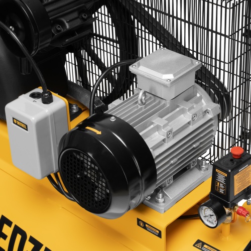 Компрессор воздушный рем. привод BCV 4000-T/200, 4,0 кВт, 200 литров, 690 л/мин Denzel фото 9