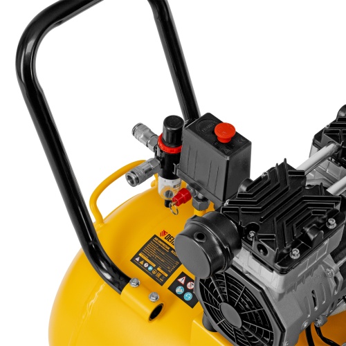 Компрессор безмасляный, малошумный  DLS 2250/100, 2250 Вт, 3x750, 100 л, 410 л/мин блок управления/ Denzel фото 23