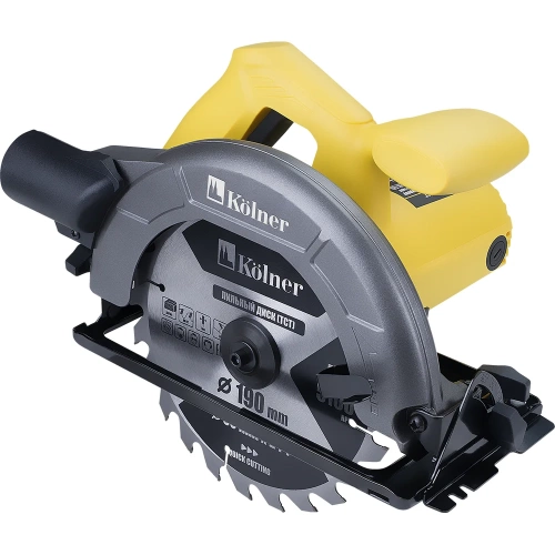 Пила дисковая Kolner 190мм, KCS 190/1400, 1400Вт, диск 190x30мм, глубина 64/42мм (90гр/45гр), 8031000176 фото 10 Пила дисковая Kolner 190мм, KCS 190/1400, 1400Вт, диск 190x30мм, глубина 64/42мм (90гр/45гр), 8031000176 фото 10