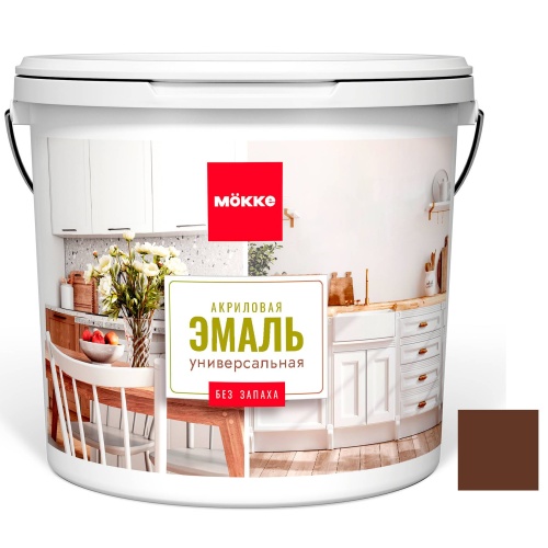 Эмаль акриловая Mokke 12826 Прибрежный Камыш полуглянцевая 2 кг