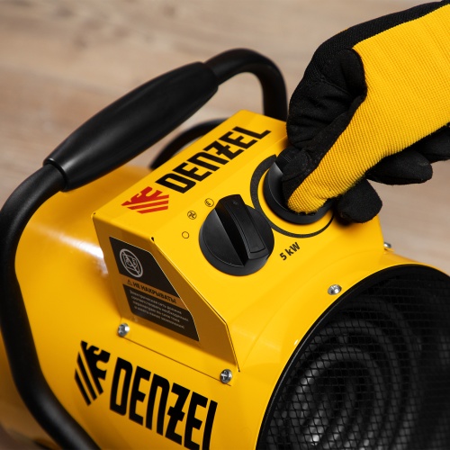 Тепловая пушка SFH-5000, 230 В, 260 м3/ч, вентилятор 3 режима, 3000/4500 Вт Denzel фото 13