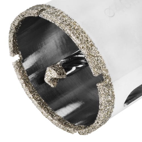 Сверло алмазное по керамограниту, 40 х 67 мм, трехгранный хвостовик Matrix фото 5