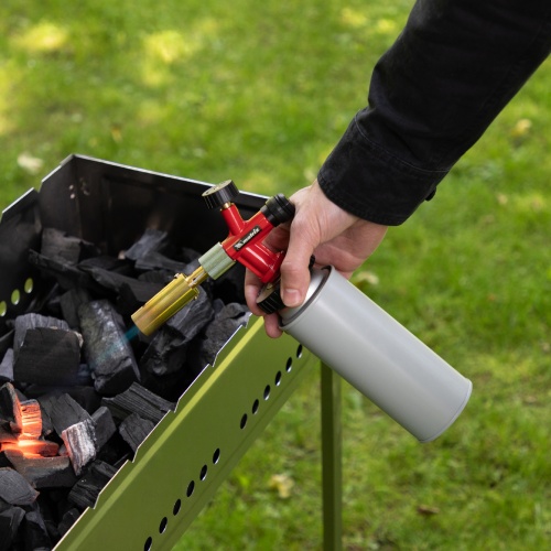 Профессиональная горелка на газовый баллон, пьезоподжиг, металлический корпус Matrix фото 12