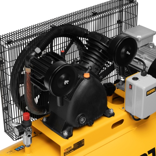 Компрессор воздушный рем. привод BCV 5500-T/270, 5,5 кВт, 270 литров, 850 л/мин Denzel фото 13