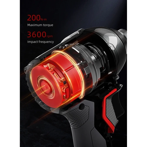 Винтоверт ударный аккумуляторный DELI 200Нм DE-QZ20-1D2 (2АКБ + ЗУ, 20В х 4Ач, 3600 об/мин, 3600 уд/мин) 164344 фото 9 Винтоверт ударный аккумуляторный DELI 200Нм DE-QZ20-1D2 (2АКБ + ЗУ, 20В х 4Ач, 3600 об/мин, 3600 уд/мин) 164344 фото 9