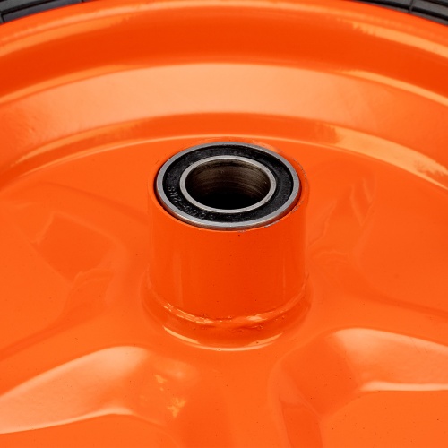 Колесо пневматическое усиленное, шина 8PR, 4.00-8 D400 мм, внутренний диаметр подшипника 20 мм, длина оси 90 мм Palisad фото 2