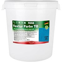 Штукатурка декоративная акриловая Pufas Textur Farbe ТФ короед шуба морозостойкая 2 мм 30 кг