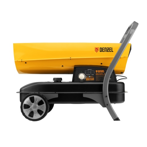 Дизельная тепловая пушка DHG-45i, 45 кВт, 1000 м3/ч, прямой нагрев, электронный термостат Denzel фото 3