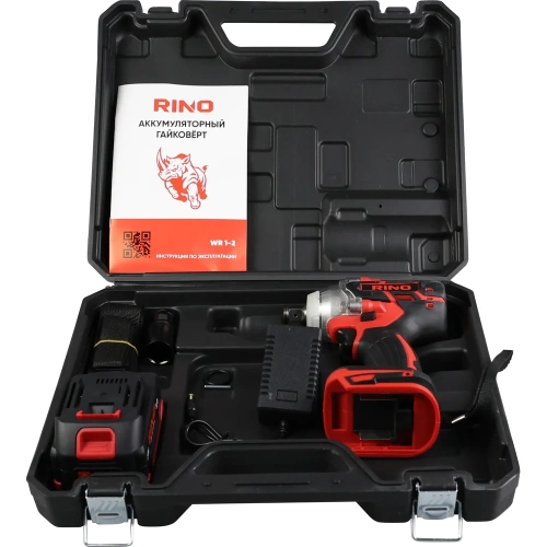 Гайковерт аккумуляторный бесщеточный RINO в кейсе, 320Нм, 21В, АКБ 3.0Ач WR1-2С WR1-2C фото 4 Гайковерт аккумуляторный бесщеточный RINO в кейсе, 320Нм, 21В, АКБ 3.0Ач WR1-2С WR1-2C фото 4