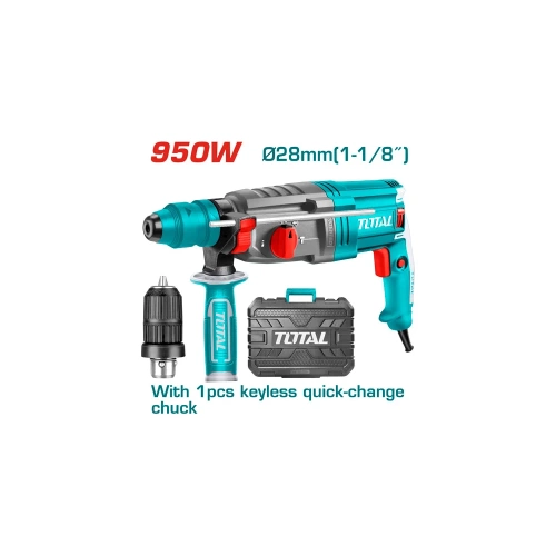 Перфоратор TOTAL 950Вт TH309288-2 фото 3 Перфоратор TOTAL 950Вт TH309288-2 фото 3