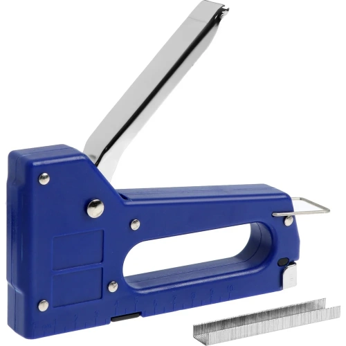 Степлер ТУНДРА мебельный пластиковый корпус, тип скоб 53, 4 - 8 мм 1550259 фото 3
