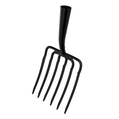 Вилы 6 - и рогие, копальные, 195х220 мм, кованые, без черенка, Арти, фото 2