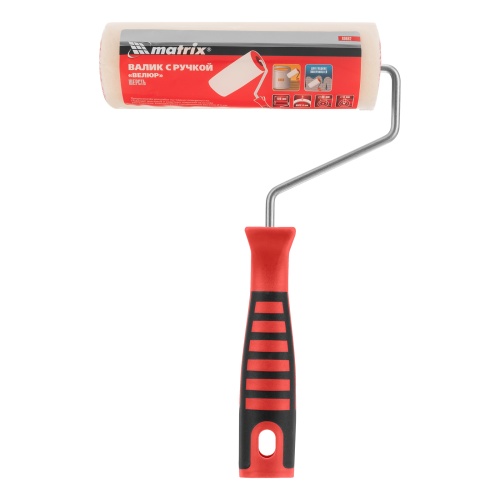 Валик "Велюр" с двухкомпонентной ручкой, 180 мм, ворс 4 мм, D 48 мм, D ручки 6 мм, шерсть Matrix фото 6