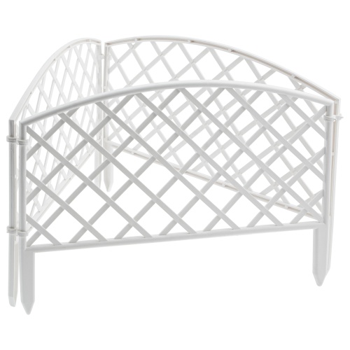 Забор декоративный "Сетка", 24 х 320 см, белый, Palisad Забор декоративный "Сетка", 24 х 320 см, белый, Palisad