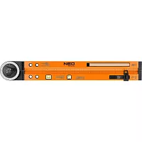 Разводной угломер с уровнем NEO Tools 2 глазка, простой карандаш 72-225