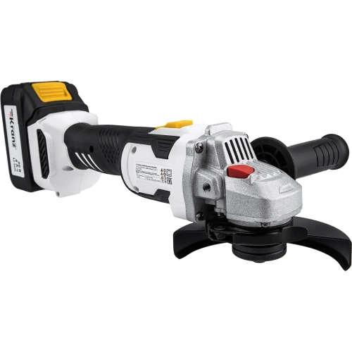 Угловая шлифовальная машина Kranz (УШМ, болгарка) аккумуляторная, 1x4Ач, в кейсе KR-PT-250 фото 5