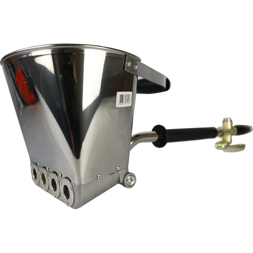 Штукатурный Хоппер СПЕЦ ШХ-4,4 сопла,макс объем ковша 4л, раб давл 6атм,расх возд 225л/мин,14мм диам рукава, карт упаковка СПЕЦ-3317 фото 3 Штукатурный Хоппер СПЕЦ ШХ-4,4 сопла,макс объем ковша 4л, раб давл 6атм,расх возд 225л/мин,14мм диам рукава, карт упаковка СПЕЦ-3317 фото 3