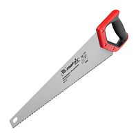 Ножовка по дереву, 500 мм, волновая вырубка, 5-6 TPI, каленый зуб 2D, двухкомпонентная рукоятка Matrix