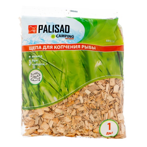 Щепа для копчения рыбы: ольха, Бук, чабрец, Camping Palisad фото 3