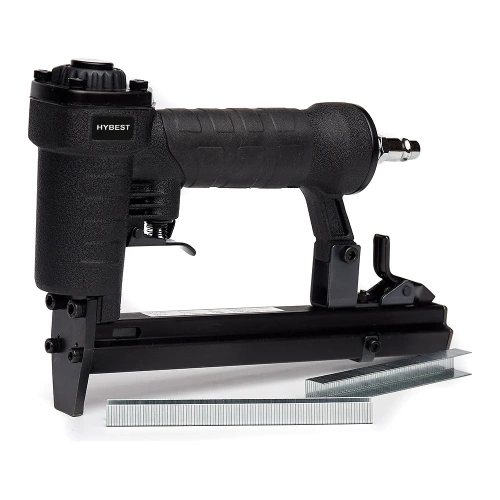 Пистолет скобозабивной Hybest мебельный 8016F, пневматический, обивочные скобы тип 80 21Ga HB8016F фото 11 Пистолет скобозабивной Hybest мебельный 8016F, пневматический, обивочные скобы тип 80 21Ga HB8016F фото 11