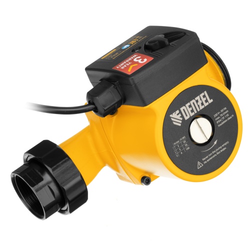Циркуляционный насос CP32-6, напор 6 м, 70 л/мин, 1 м кабель, монт. длина 180 мм Denzel фото 2